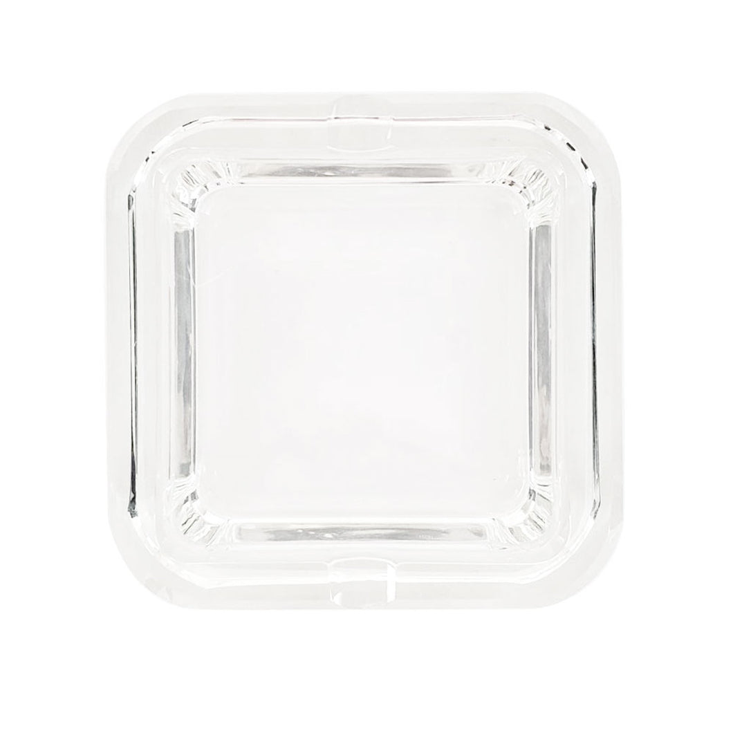 Glass Crystal Ashtray - Deep Cube
