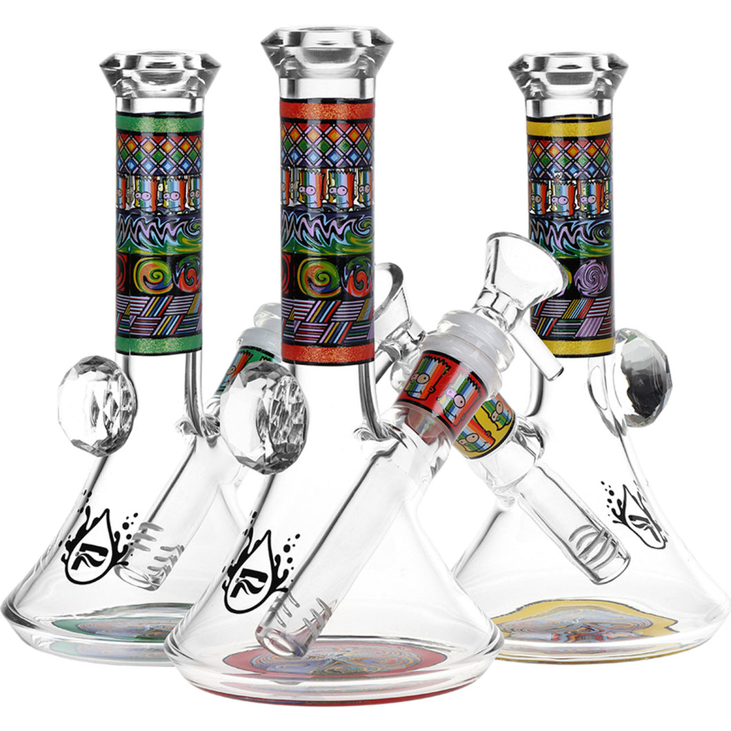 Pulsar Mosaic Bart Wag Glass Water Pipe - 6.75