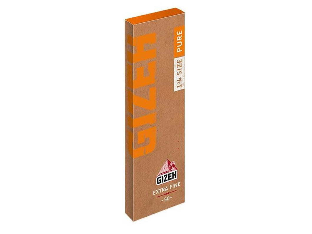 Gizeh Pure 100% Certified Organic 1 1/4 Size - Pure Extra Fine