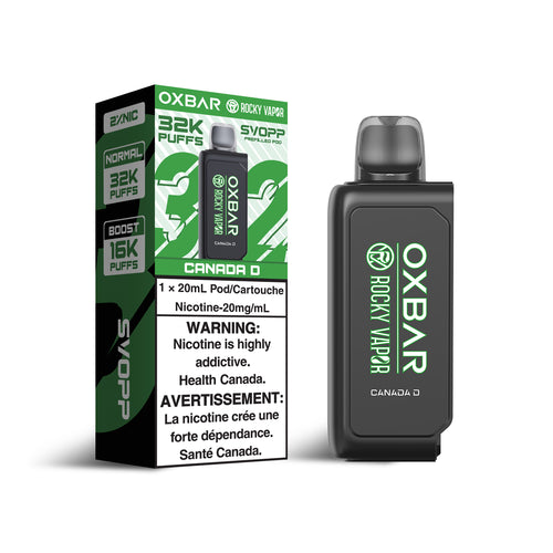 Oxbar X Rocky Vapor SVOPP 32k Pods *Sale*