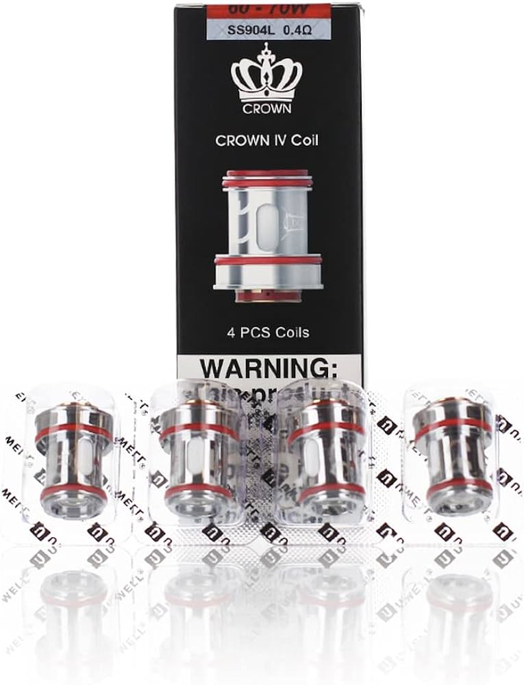 Crown 4 Replacement Coils .23ohm