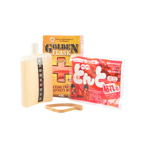 Whizzinator Golden Flask Fetish Urine Novelty Kit