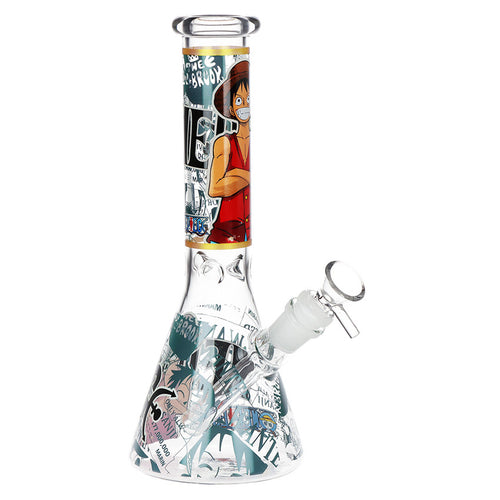 One Treasure Beaker Glass Water Pipe