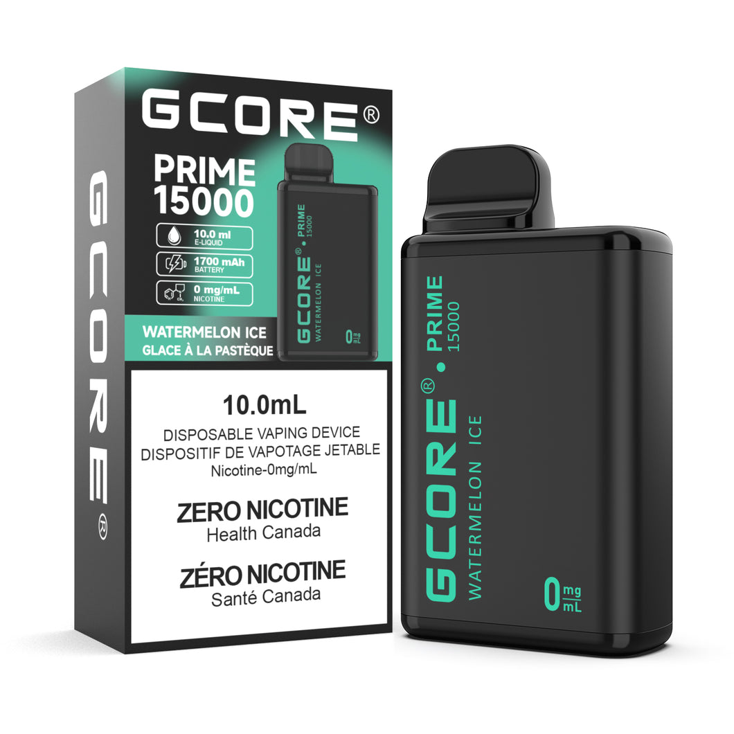 G-Core Prime 15k 0mg Disposable -Watermelon Ice