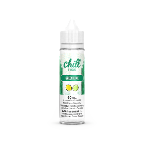Green Lime By Chill E-liquid Freebase and Salt