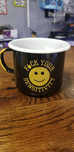 BRCC F*ck Your Sensitivity Enamel Coffee Mug