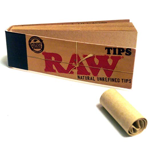 RAW Tips Unbleached Regular