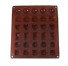 Dope Molds Silicone Gummy Mold - 30 Cavity Classic Chocolate Shapes