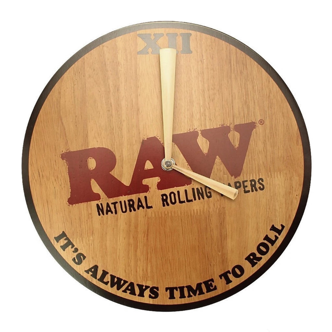 RAW Wooden Clock
