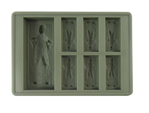 Dope Molds Silicone Gummy Mold - 7 Cavity Grey Han Solo Frozen in Carbonite