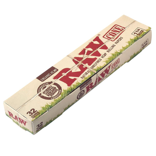 RAW Organic Pre-Rolled Cones 1 1/4